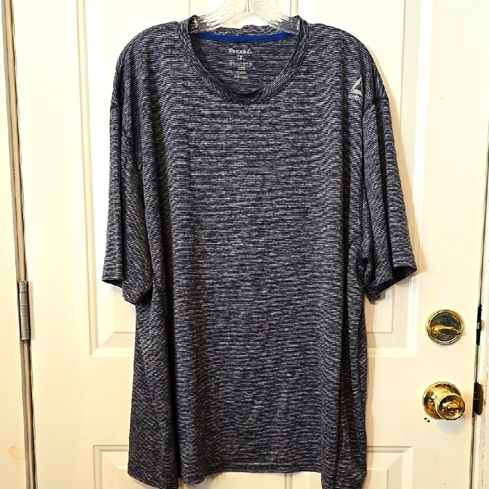 Reebok, Short Sleeve Tee, Speedwick, 3XL Lightweight, Breathable, 100% Polyester
